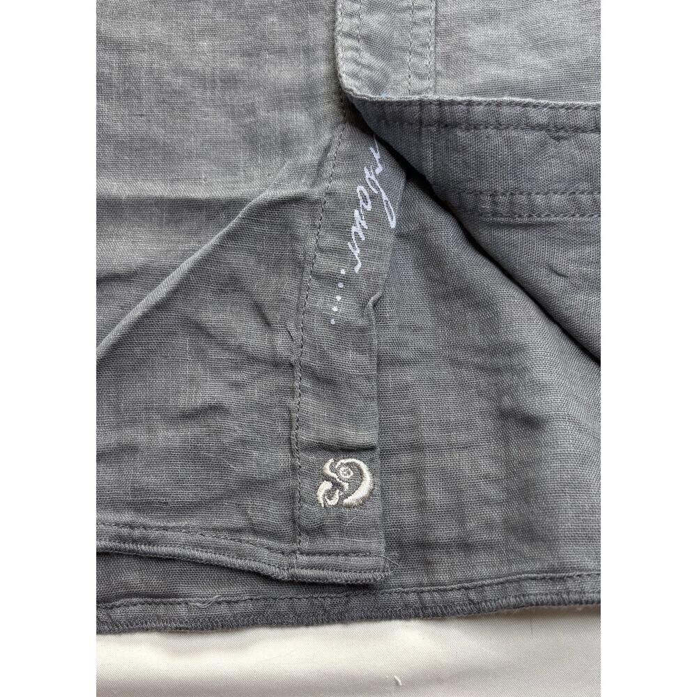 Margaritaville Men's Button-up Grey Shirt, XL - Picture 4 of 5